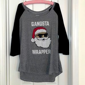 PLUS SIZE SANTA TEE